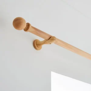 Ashton Wood Curtain Pole