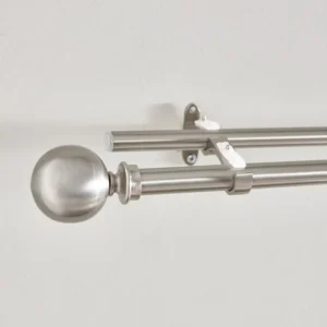 Ball 19mm Double Curtain Rod