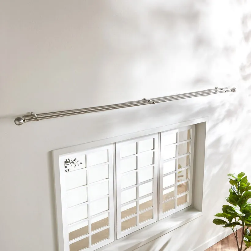 Ball 19mm Double Curtain Rods