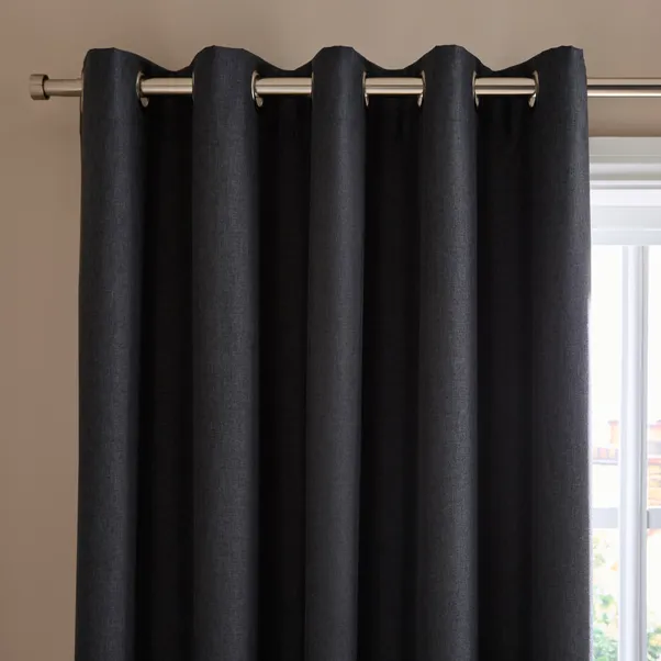 Berlin Blackout Eyelet Curtains