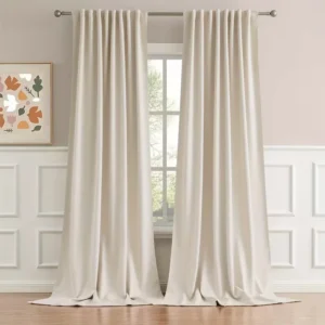 Cream Blackout Curtains 2 Panels Thermals