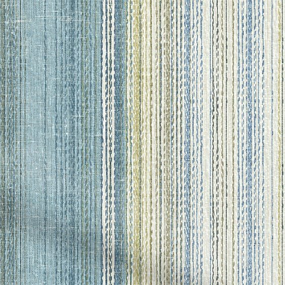 Harper Stripe Ocean Curtain