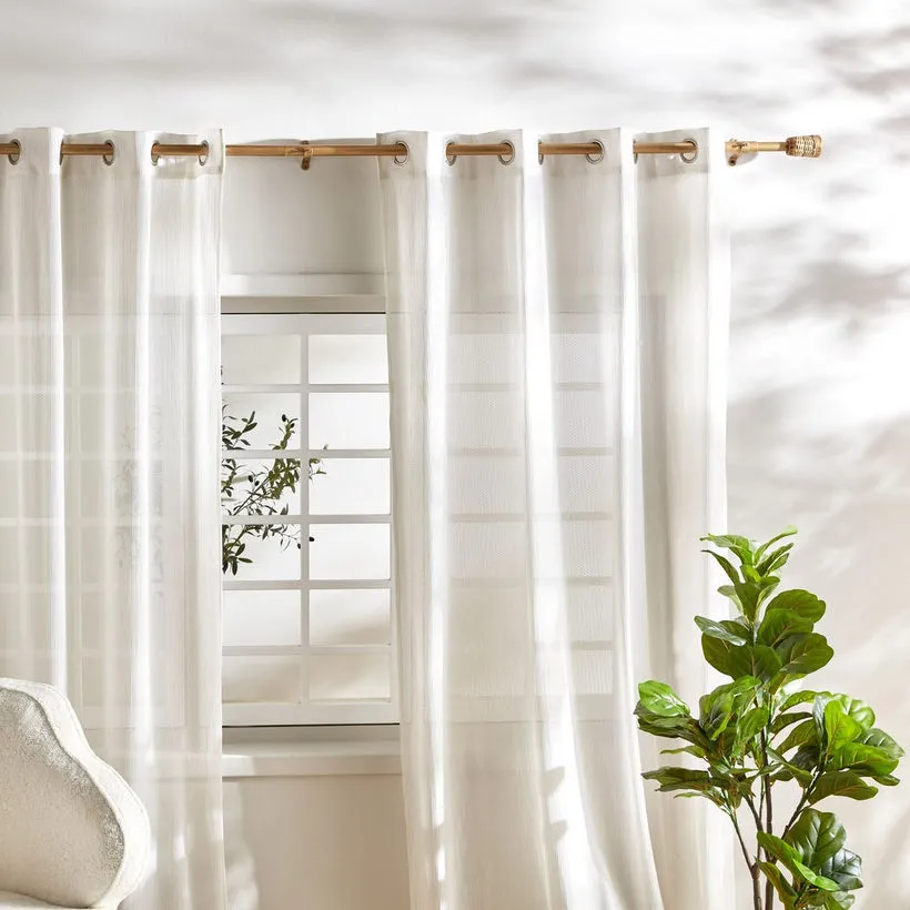 Natura Aries 25mm Extendable Curtain Rods