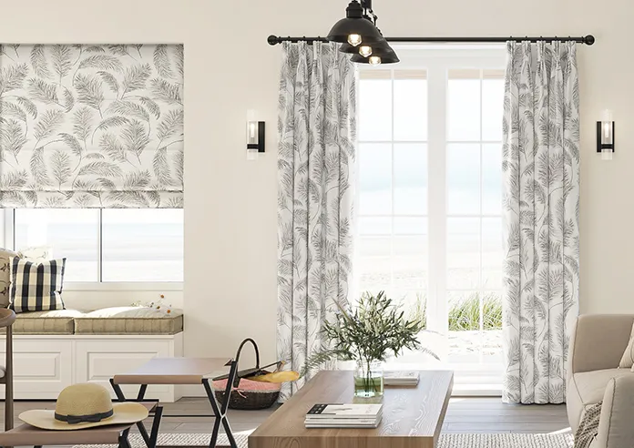 Pampas Grass Breeze Wave Curtains