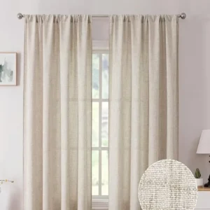 Rainbow Linen Blackout Curtain