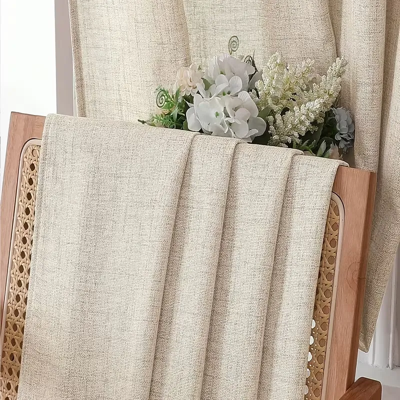 Rainbow Linen Blackout Curtains