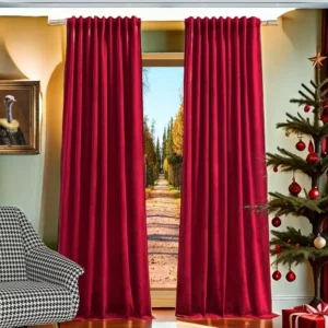Red Velvet Curtains