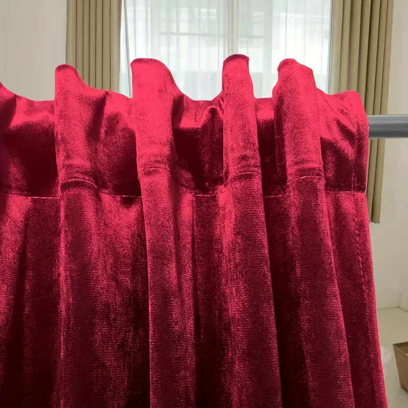 Red Velvet Curtains